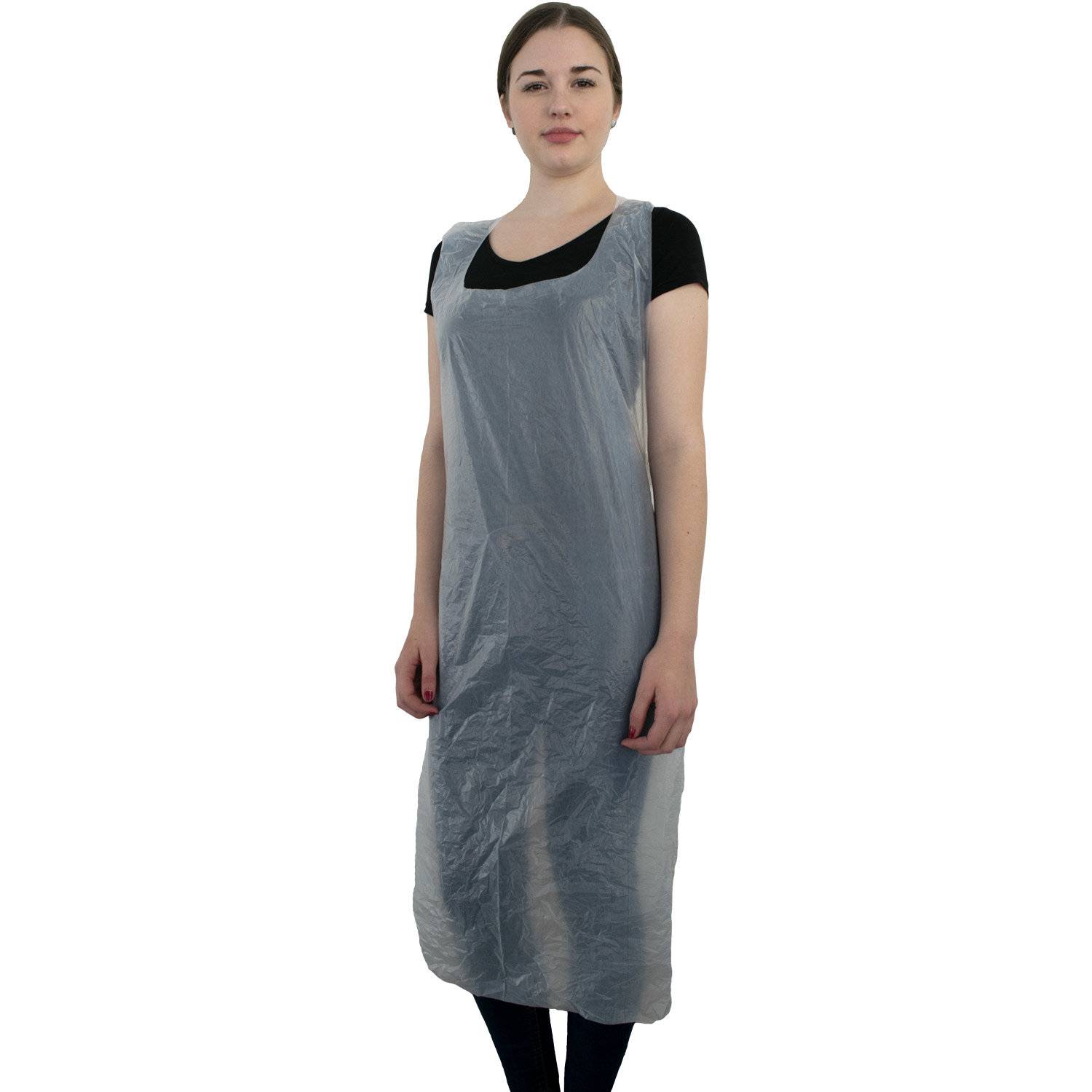 NITRAS PE-Schürze, weiß, gehämmert, 80x125 cm 100 St.