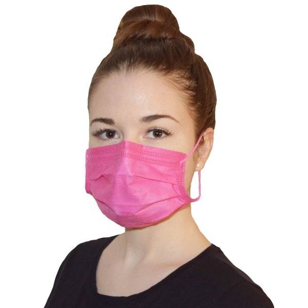 SOFT PROTECT PLUS, OP Mundschutz Typ IIR, pink 50 St.