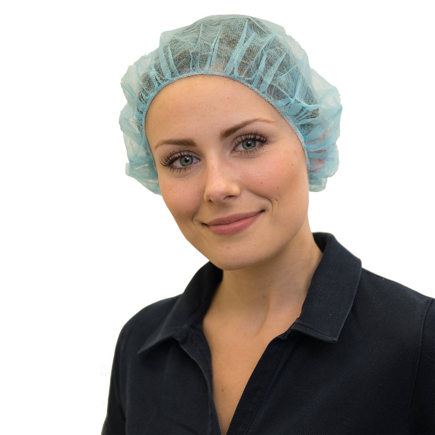 NITRAS Baretthaube, blau, aus Vlies 100 St.