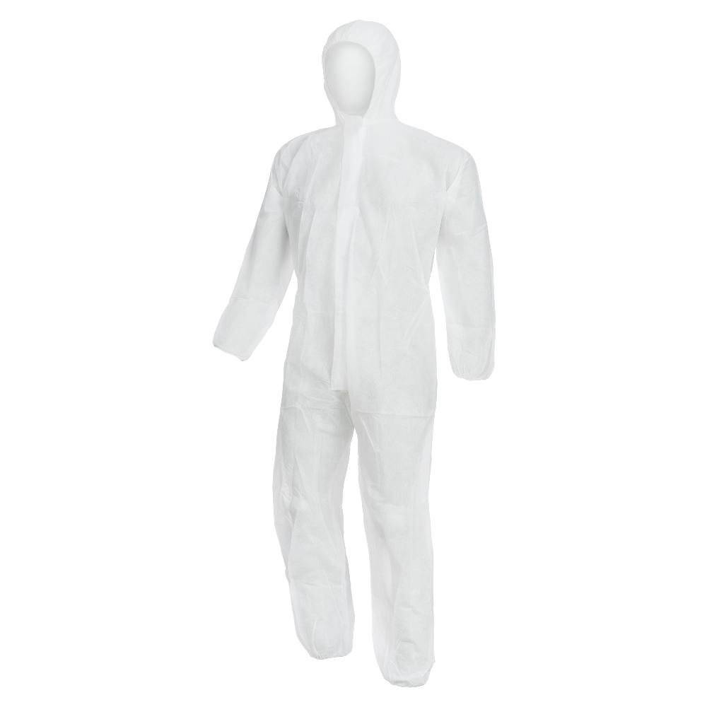 NITRAS PP-Overalls, weiß, Kapuze XL
