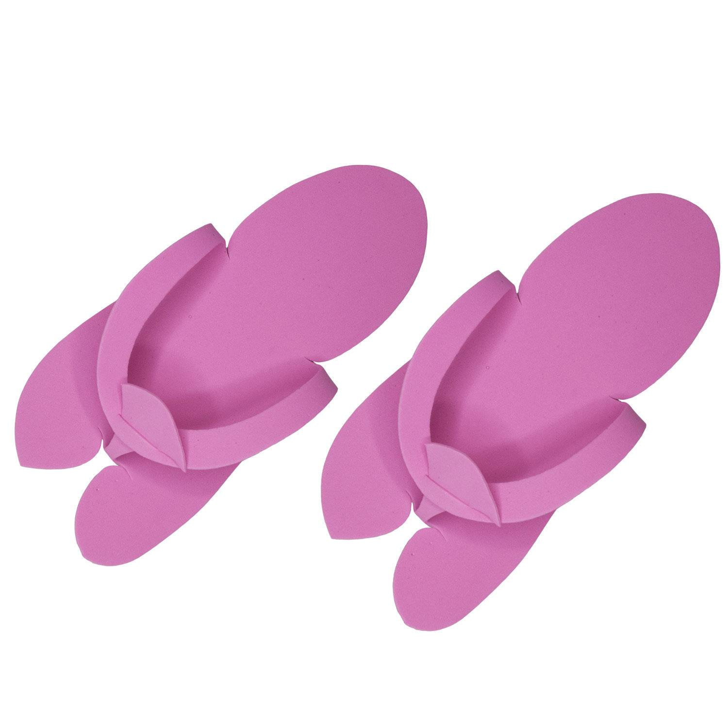 Einweg Flip Flops pink ,ca. 29 x 11 cm, 1 Beutel á 25 Paar