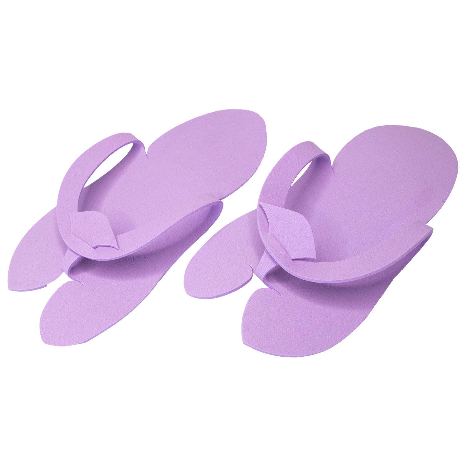 Einweg Flip Flops lila, 29 x 11 cm
