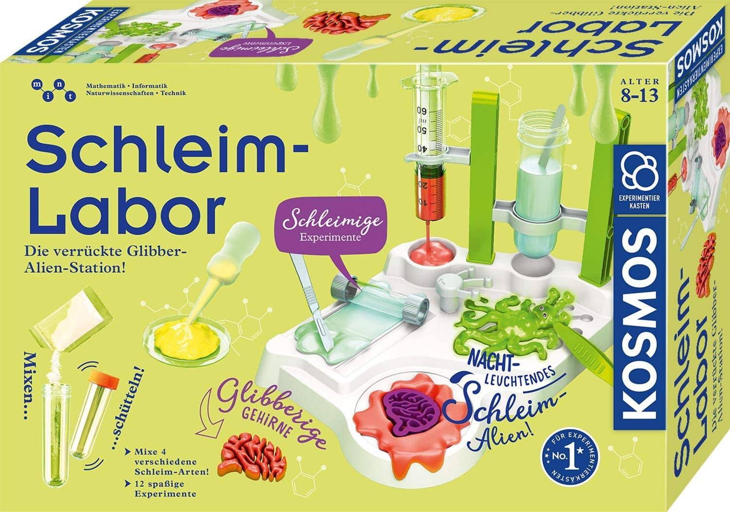 KOSMOS 643607 - Schleim-Labor, Experimentierkasten Experimentierkasten. Die verrückte Glibber-Alien-Station!