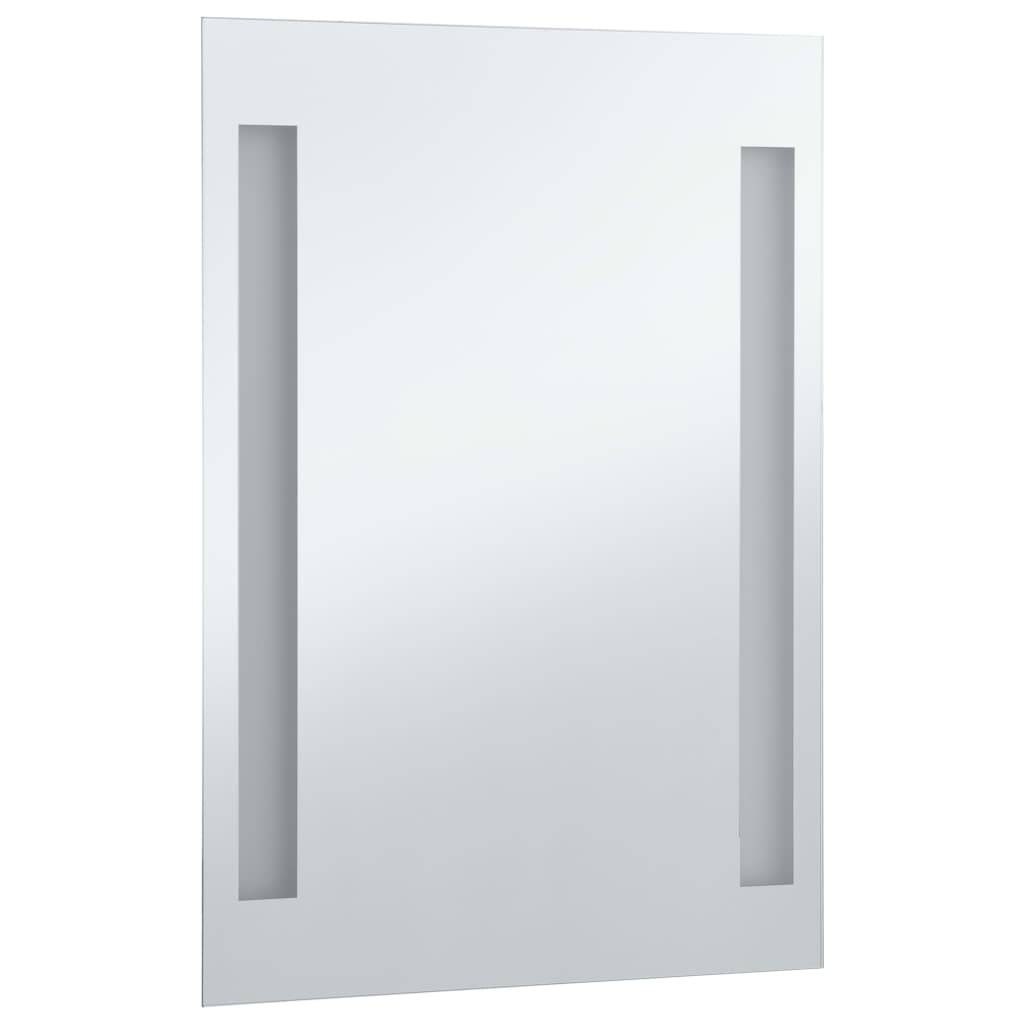 vidaXL Badezimmer-Wandspiegel mit LEDs 60x100 cm