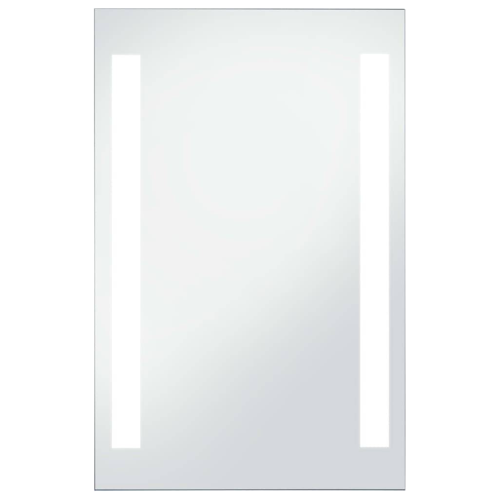 vidaXL Badezimmer-Wandspiegel mit LEDs 60x100 cm