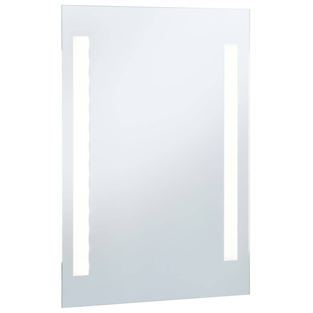 vidaXL Badezimmer-Wandspiegel mit LEDs 60x100 cm