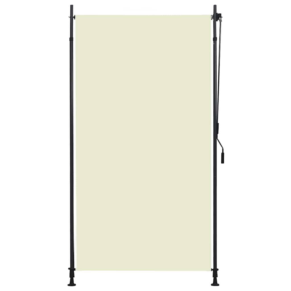 vidaXL Außenrollo 120 x 270 cm Creme