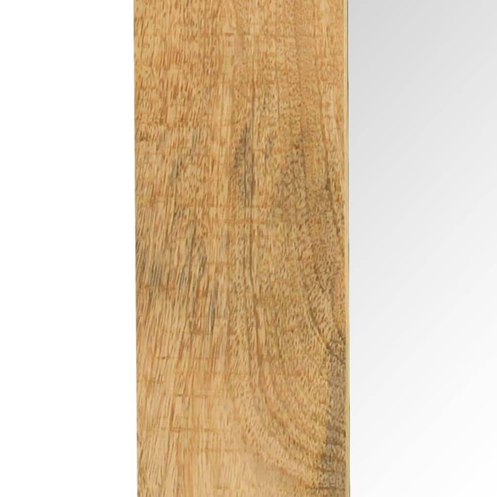 vidaXL Spiegel Mangoholz Massiv 50 x 50 cm