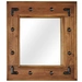 vidaXL Spiegel Akazienholz Massiv 50x50 cm vidaXL Spiegel Akazienholz Massiv 50x50 cm
