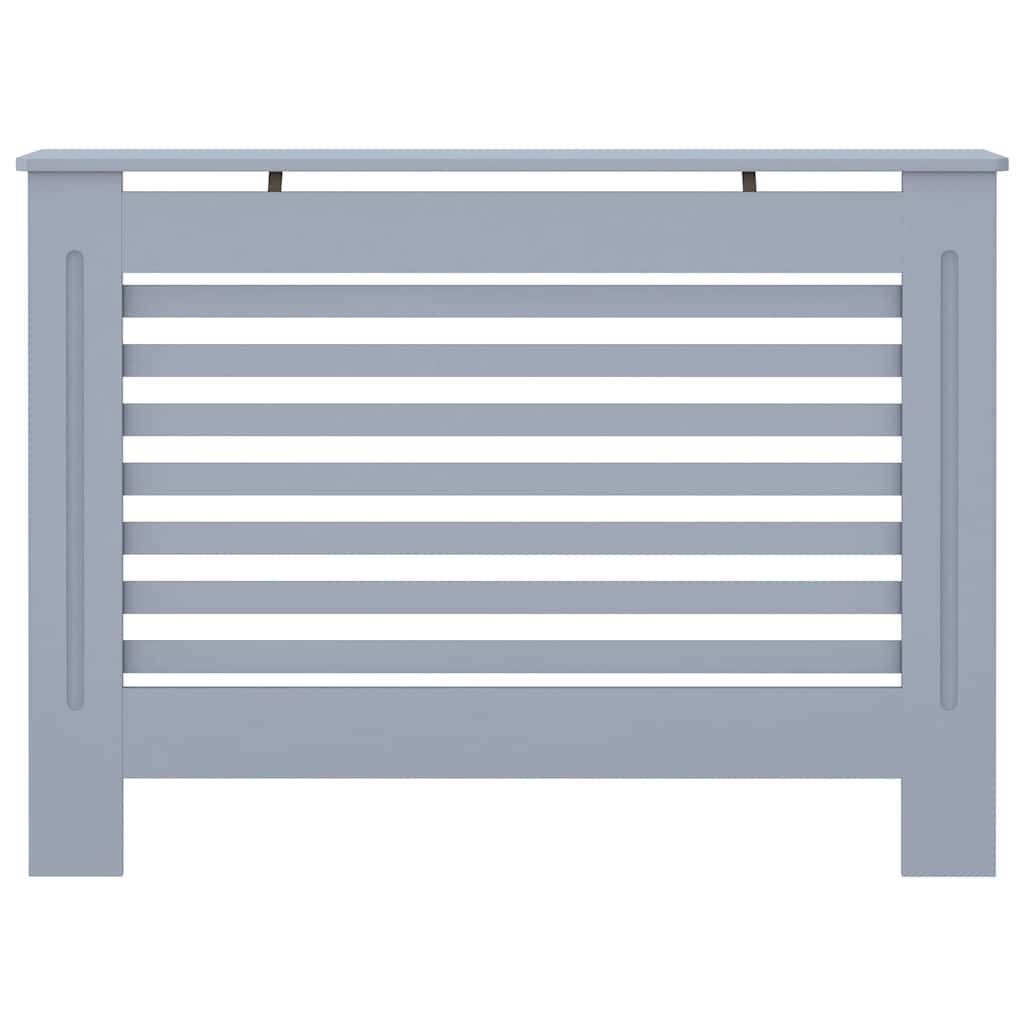 vidaXL Heizkörperverkleidung Anthrazit 112x19x81,5 cm MDF