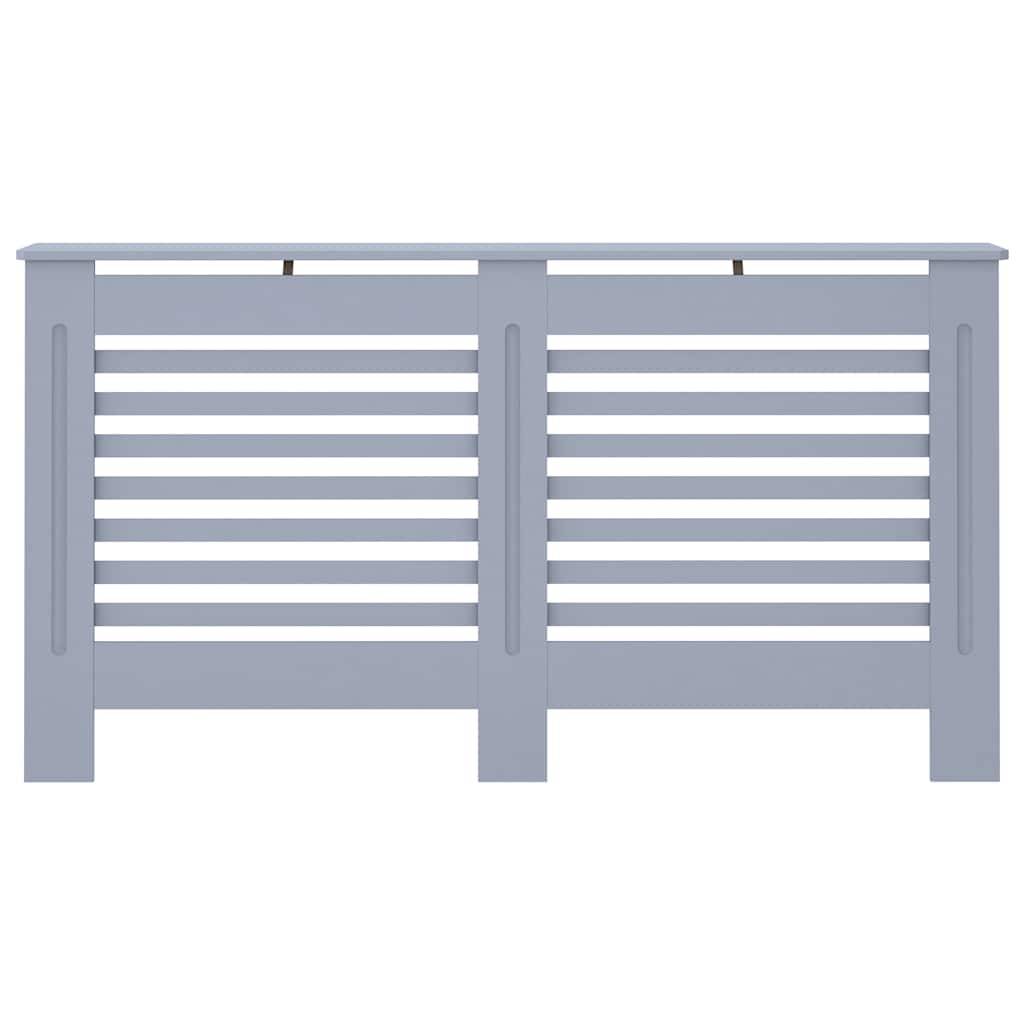 vidaXL Heizkörperverkleidung Anthrazit 152x19x81,5 cm MDF