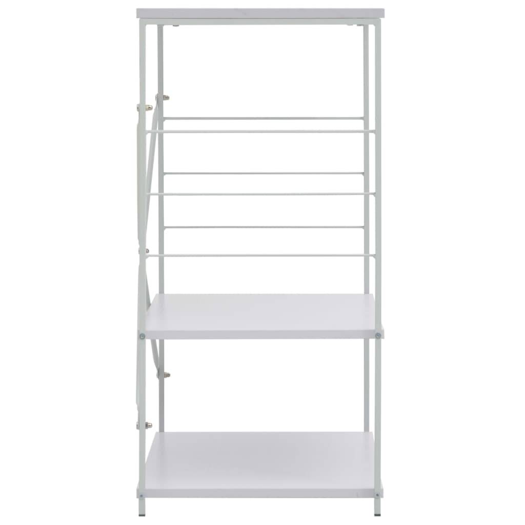 vidaXL Mikrowellenregal Weiß 60×39,6×79,5 cm Holzwerkstoff