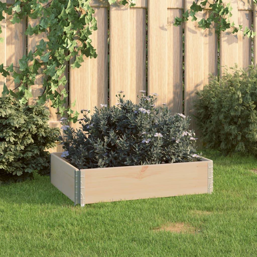 vidaXL Hochbeet 60x80 cm Kiefer Massivholz