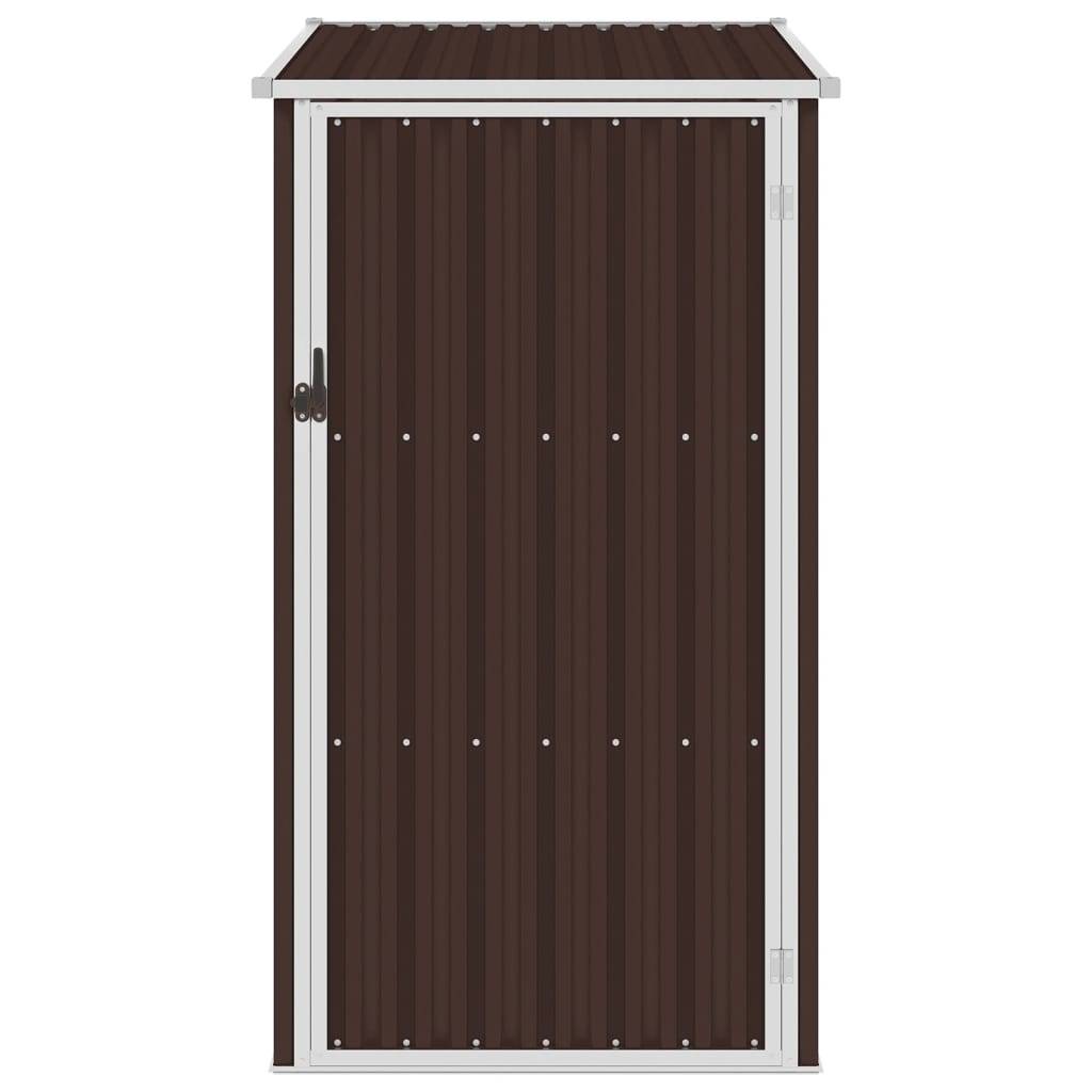 vidaXL Gerätehaus Braun 87x98x159 cm Verzinkter Stahl