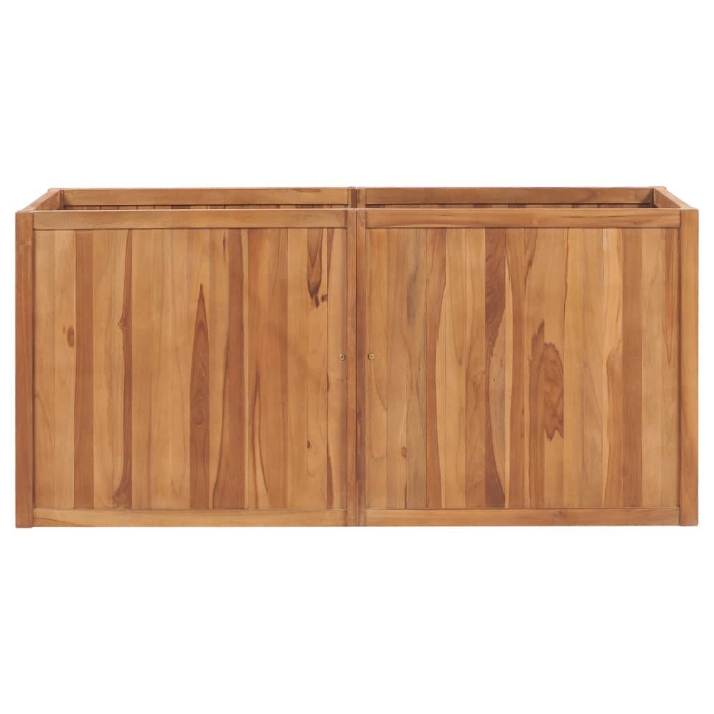vidaXL Garten-Hochbeet 150 x 50 x 70 cm Massivholz Teak