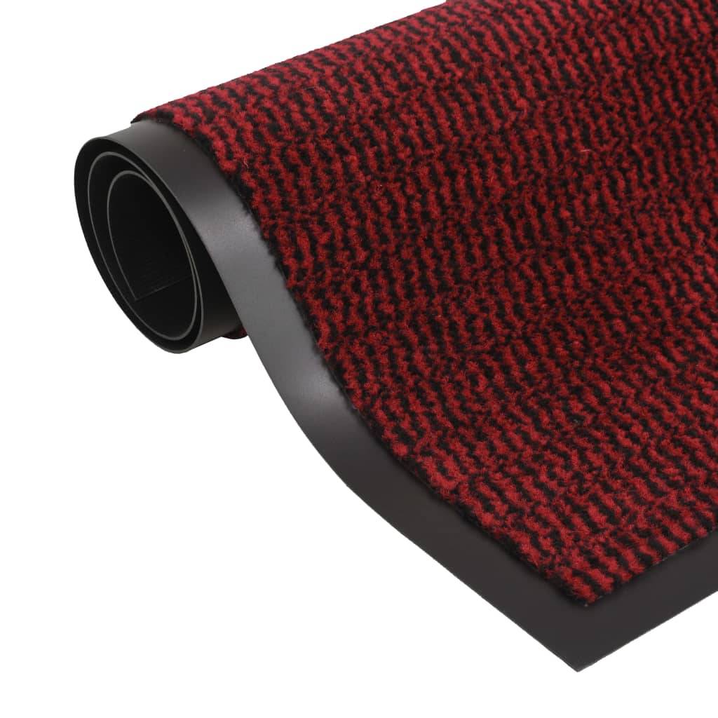 vidaXL Schmutzfangmatten 2 Stk. Rechteckig Getuftet 60x90 cm Rot