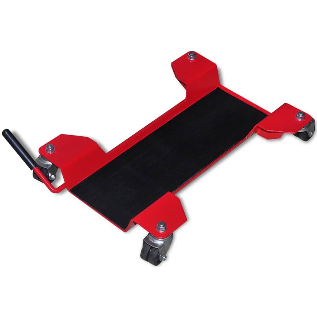 vidaXL Motorrad-Rangierhilfe Rot
