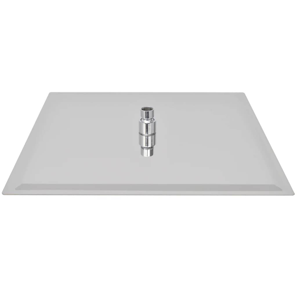 vidaXL Regenbrause Edelstahl 40x40 cm Quadratisch