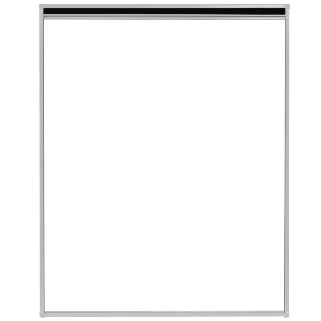 vidaXL Insektenschutz-Plissee für Fenster Aluminium 80 x 100 cm