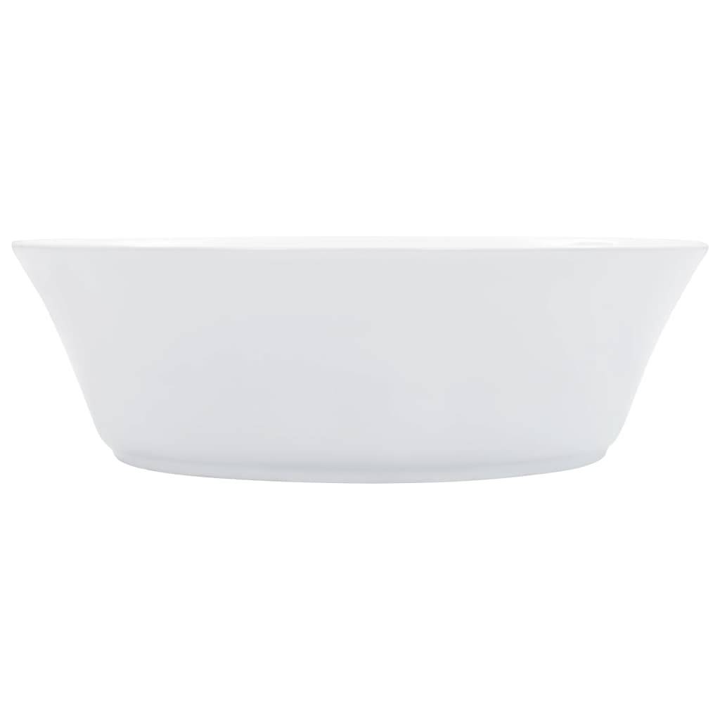 vidaXL Waschbecken 41 x 12,5 cm Keramik Weiß