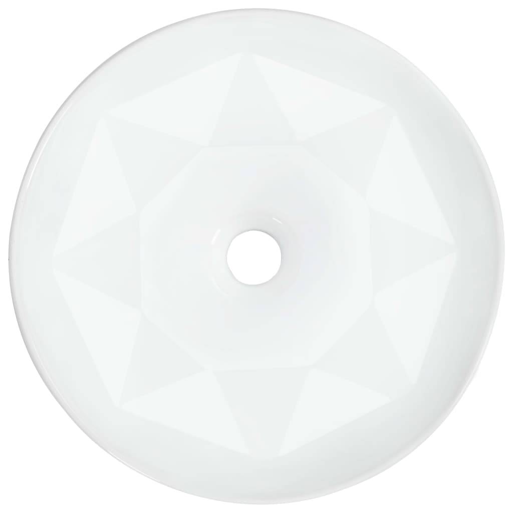 vidaXL Waschbecken 36 x 14 cm Keramik Weiß