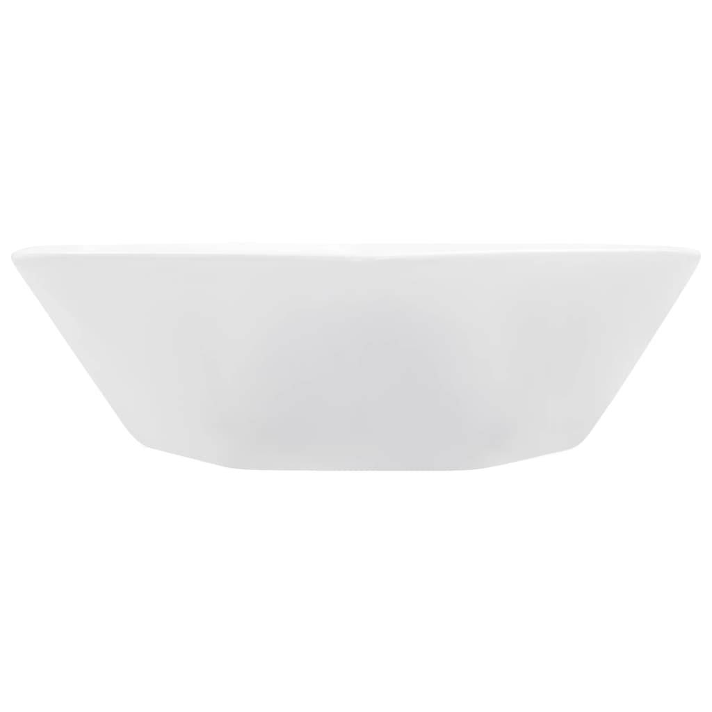 vidaXL Waschbecken 41 x 36,5 x 12 cm Keramik Weiß