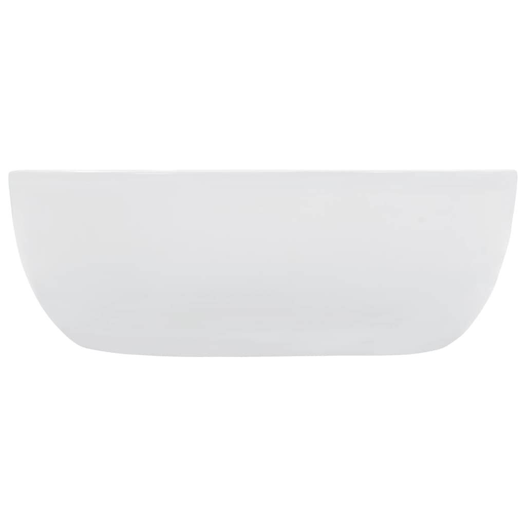 vidaXL Waschbecken 42,5 x 42,5 x 14,5 cm Keramik Weiß