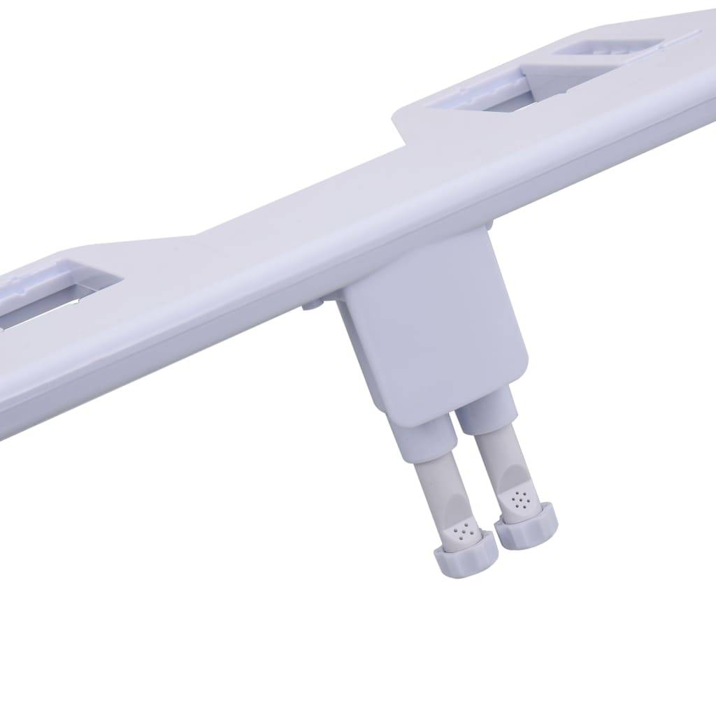 vidaXL Bidet-Aufsatz für Toilettensitz Heiß-/Kaltwasser Doppeldüsen