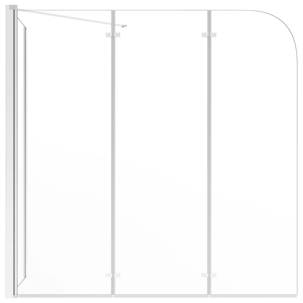 vidaXL Duschabtrennung 120x69x130 cm Hartglas Transparent