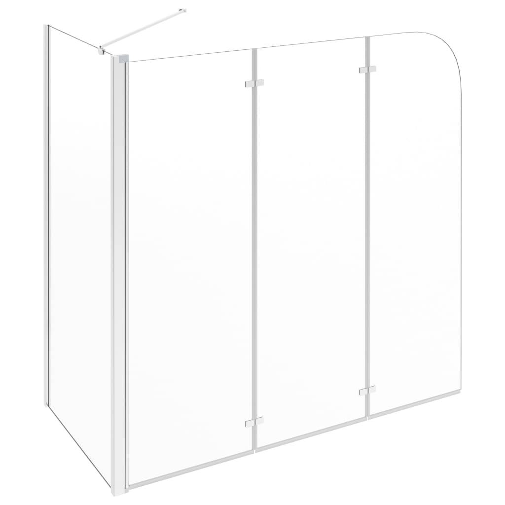 vidaXL Duschabtrennung 120x69x130 cm Hartglas Transparent