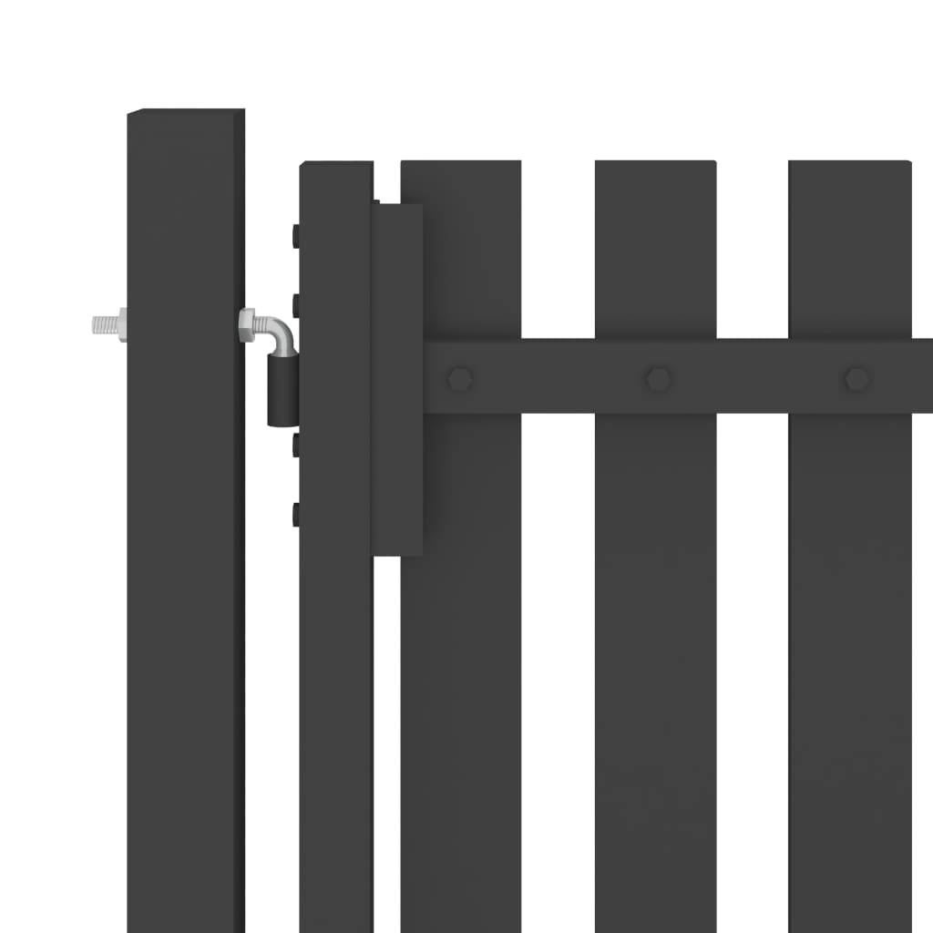 vidaXL Gartentor Stahl 1x1,5 m Anthrazit