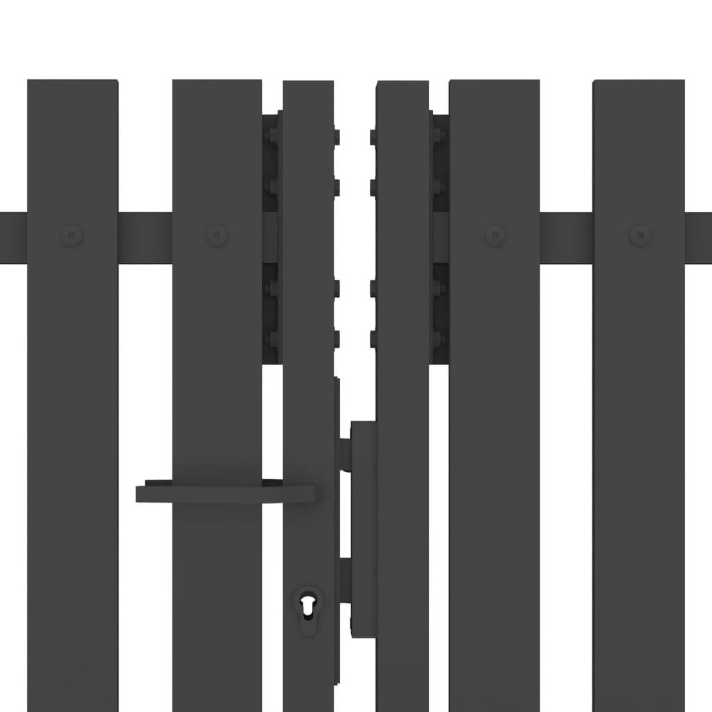 vidaXL Gartentor Stahl 4x2,25 m Anthrazit