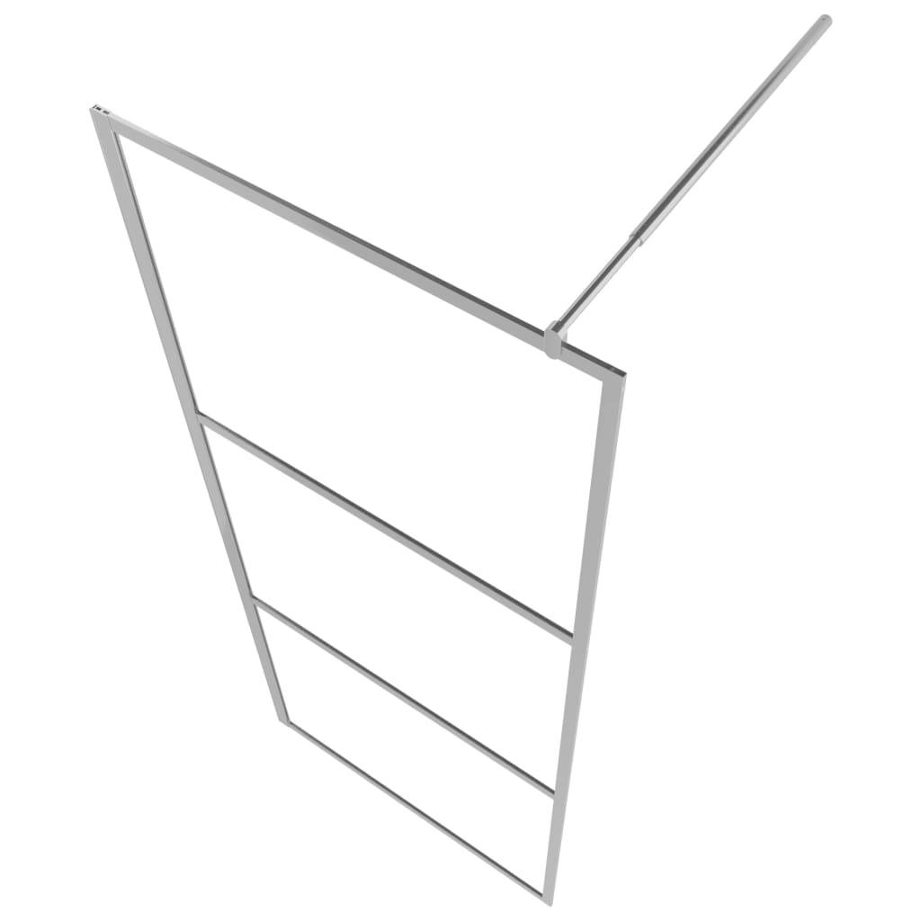 vidaXL Duschwand für Begehbare Dusche mit Klarem ESG-Glas 140x195 cm