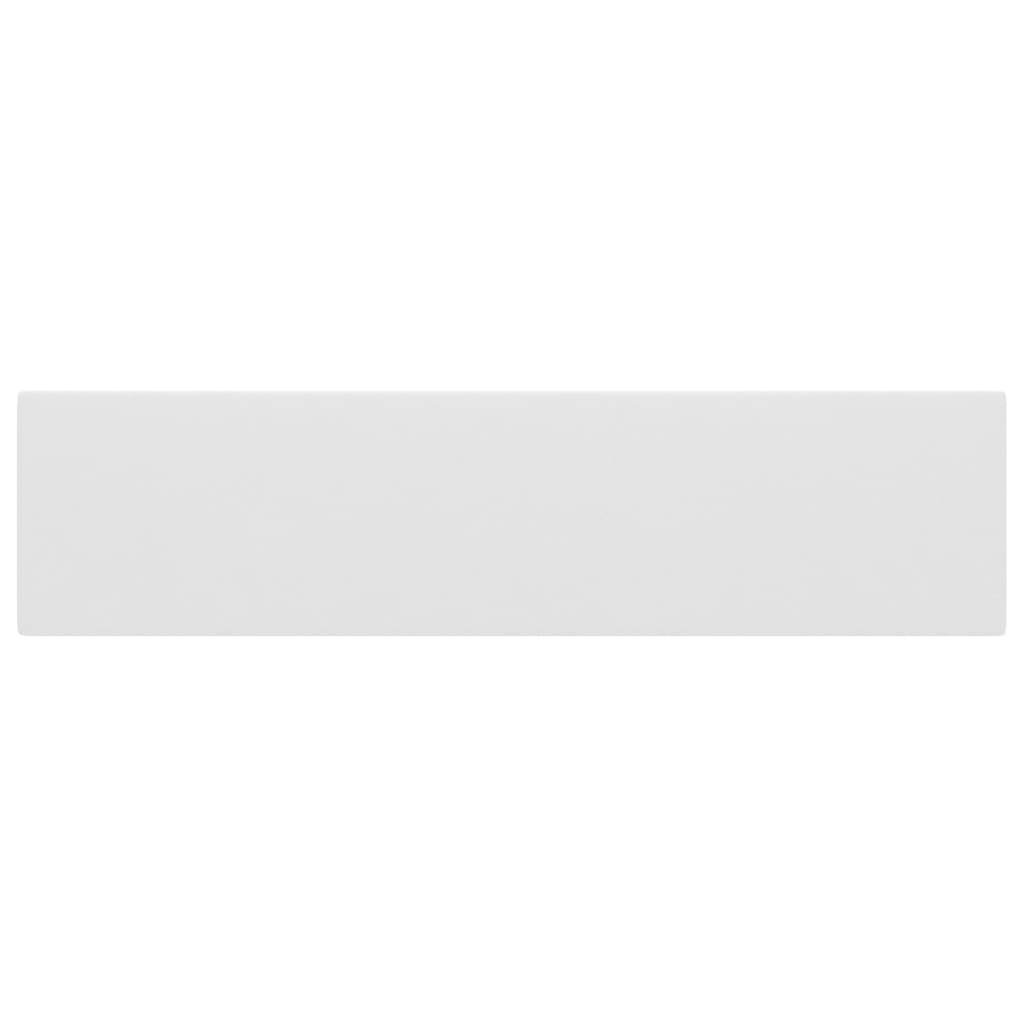 vidaXL Badezimmer-Waschbecken mit Überlauf Keramik Matt Weiß