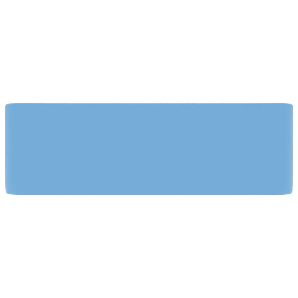 vidaXL Luxus-Waschbecken Matt Hellblau 41x30x12 cm Keramik