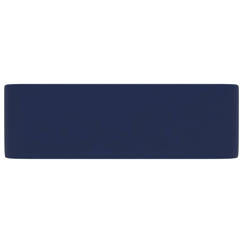 vidaXL Luxus-Waschbecken Matt Dunkelblau 41x30x12 cm Keramik