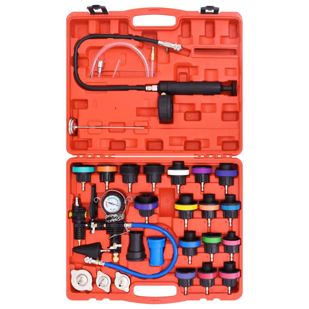 vidaXL 28-tlg. Drucktester Werkzeugset für Kühlsysteme