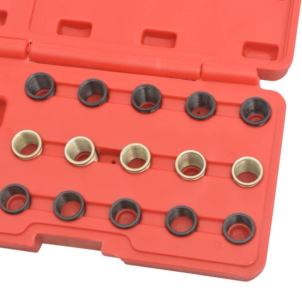 vidaXL 16-tlg. Zündkerzengewinde-Reparatursatz M14×1,25