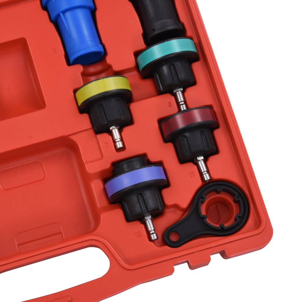 vidaXL Druckprüfgerät für Kühlsysteme & Kühlerdeckel 18-tlg.