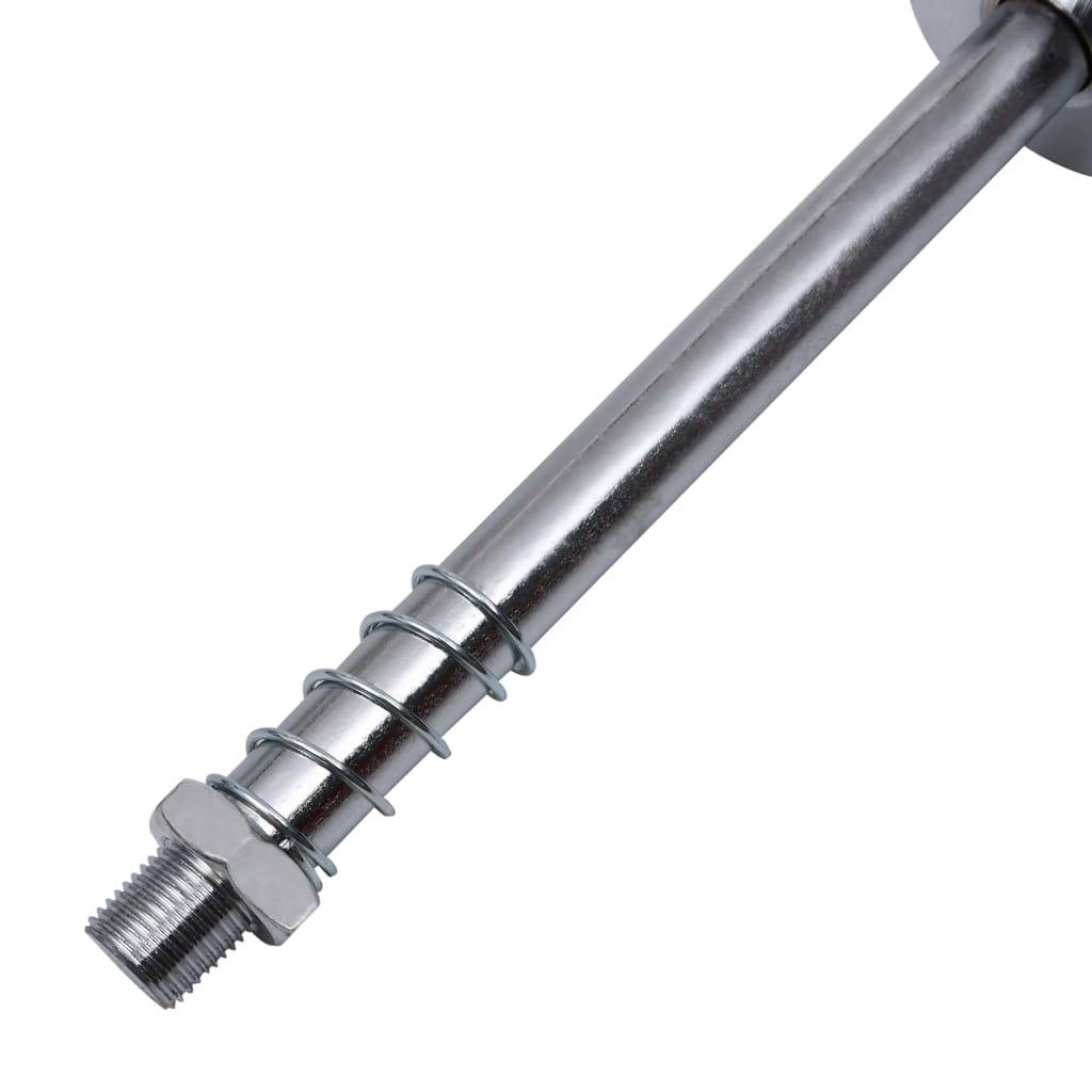 vidaXL Gleithammer mit Haken 63 cm Kohlenstoffstahl