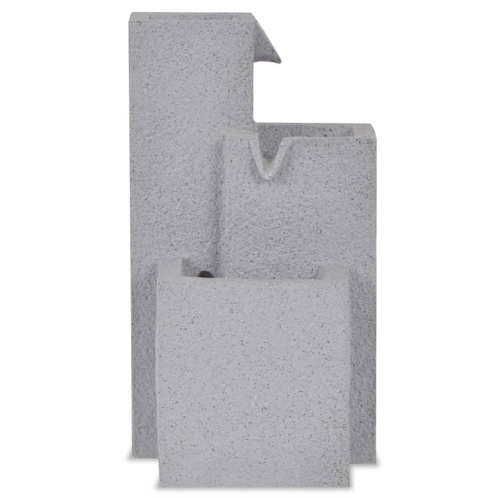 vidaXL Zimmerbrunnen mit LED-Licht Polyresin