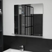 vidaXL Wandspiegel mit Regal 60×60 cm Hartglas vidaXL Wandspiegel mit Regal 60×60 cm Hartglas