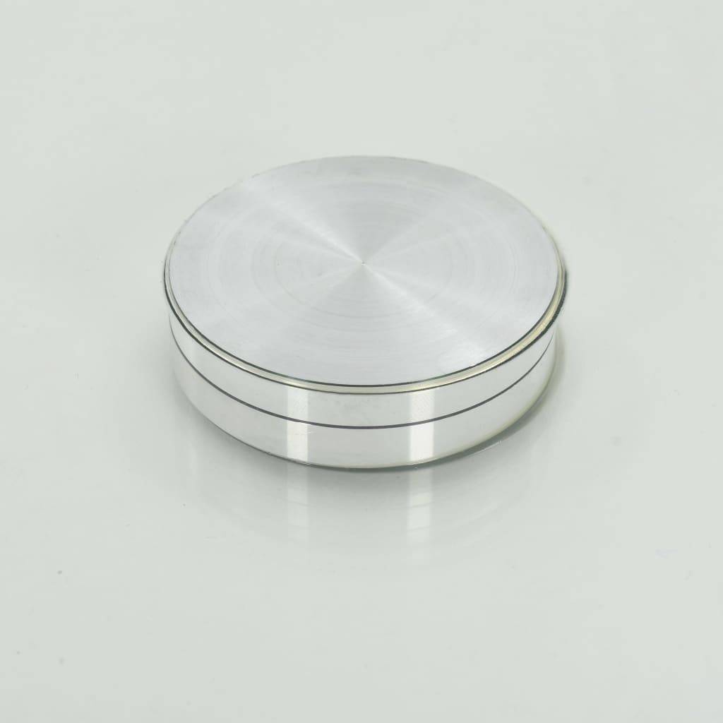 vidaXL Servierplatte Drehbar Transparent 60 cm Hartglas
