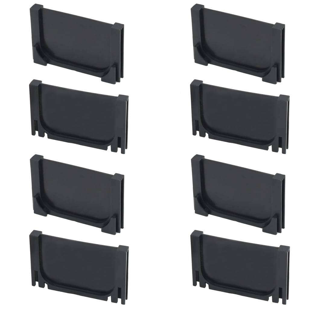 vidaXL Entwässerungskanäle Kunststoff 4 m