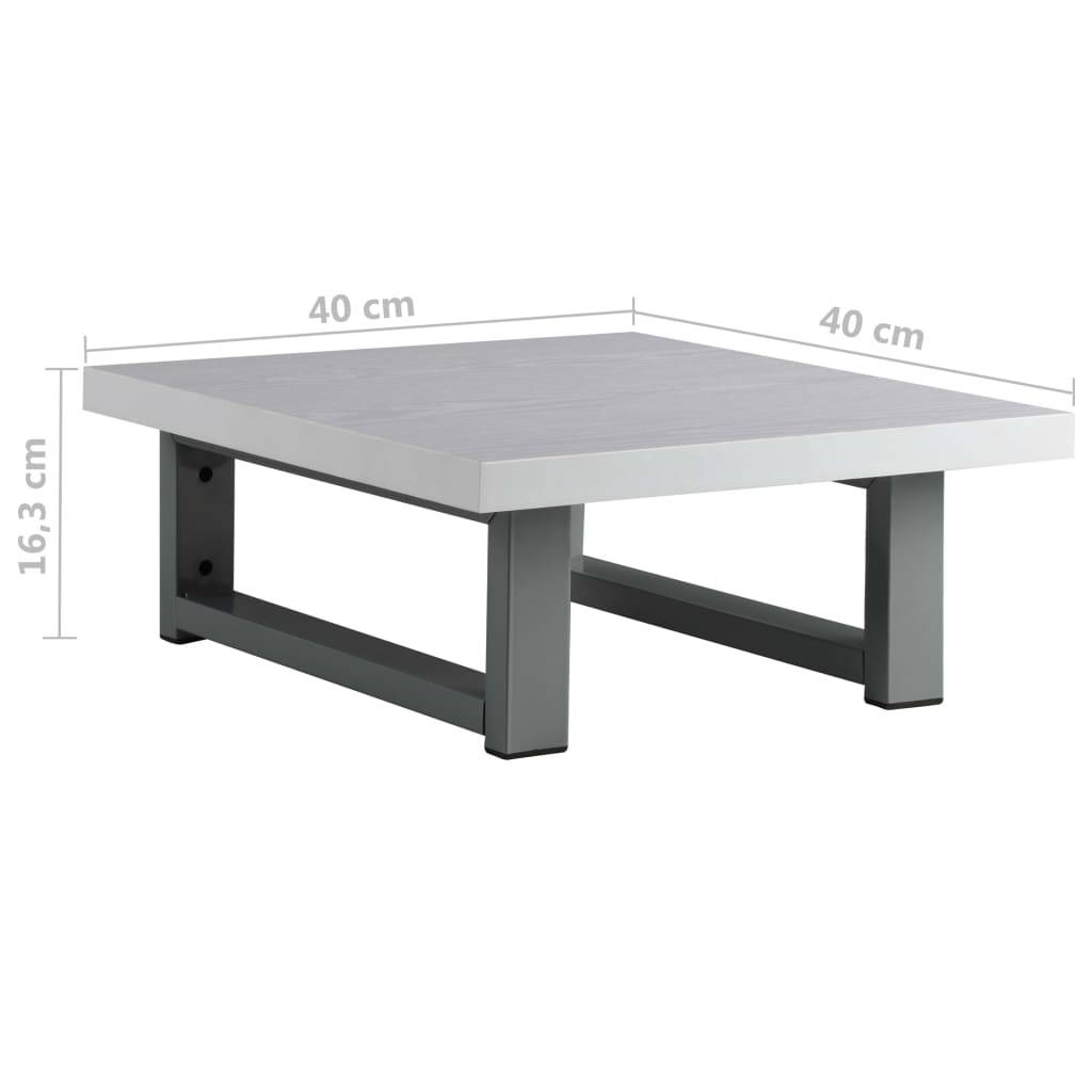 vidaXL 2-tlg. Badmöbel-Set Keramik Weiß