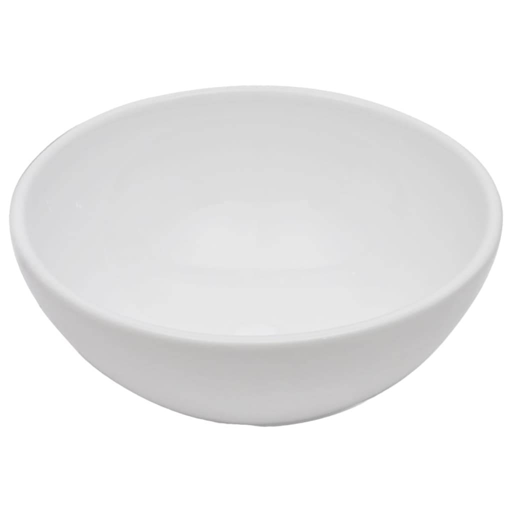 vidaXL 2-tlg. Badmöbel-Set Keramik Eichenbraun