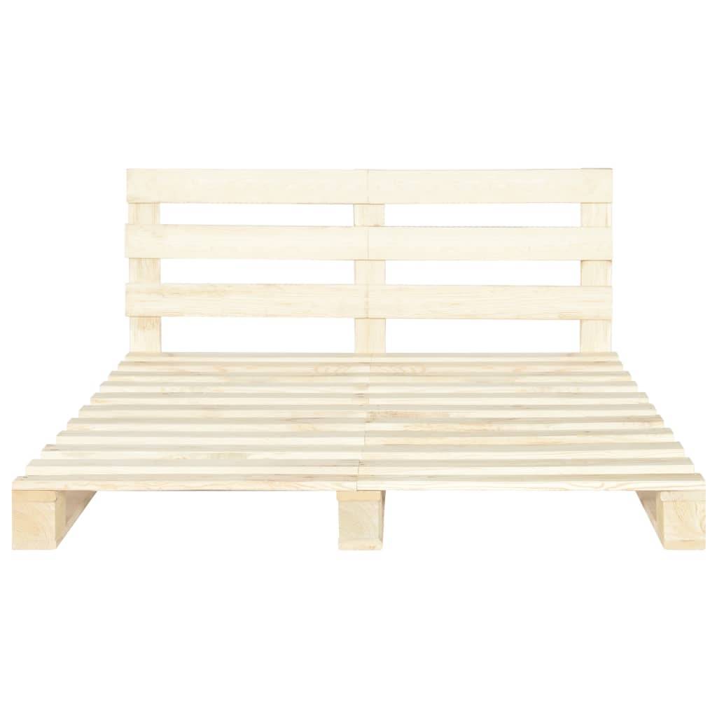 vidaXL Palettenbett Massivholz Kiefer 180×200 cm