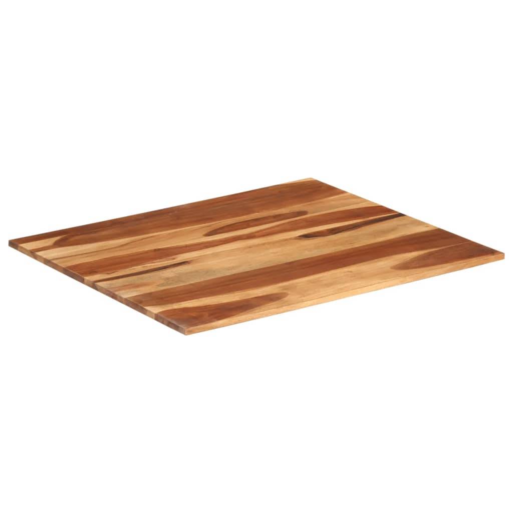 vidaXL Tischplatte Massivholz Palisander 15-16 mm 70×80 cm