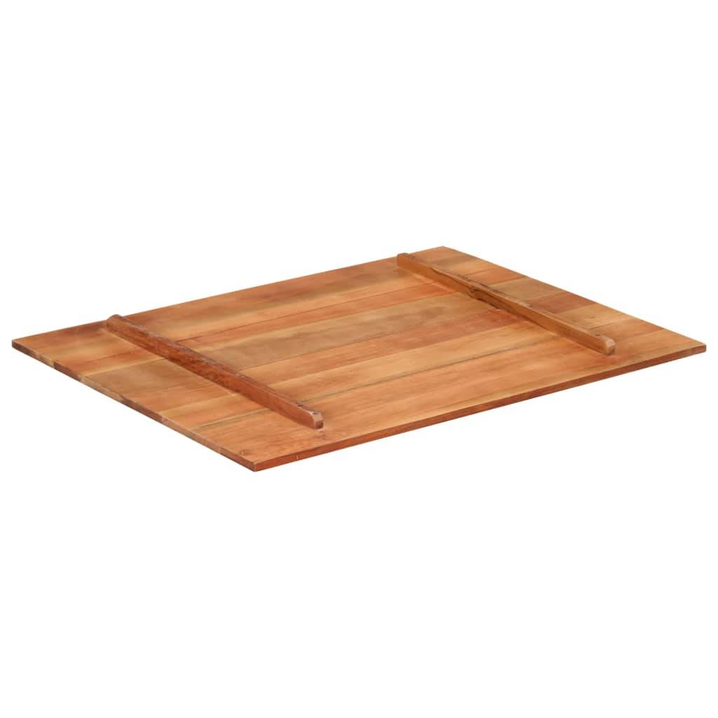 vidaXL Tischplatte Massivholz Palisander 15-16 mm 70×90 cm