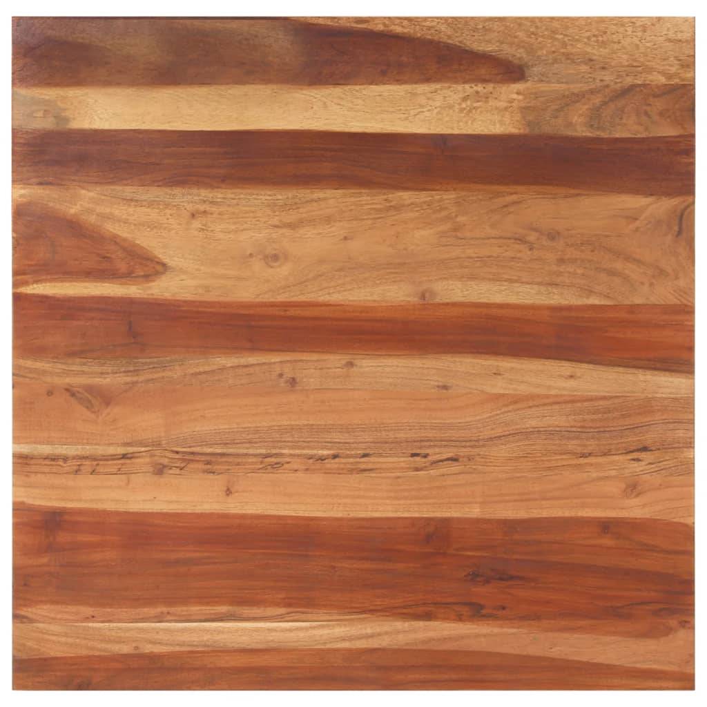 vidaXL Tischplatte Massivholz Palisander 15-16 mm 80×80 cm